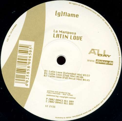 Cover La Mariposa - Latin Love (12) Schallplatten Ankauf