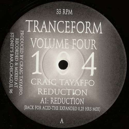 Cover Craig Tayaffo - Reduction (12, S/Sided) Schallplatten Ankauf