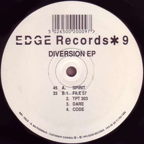 Cover DJ Edge - Diversion EP (12, EP) Schallplatten Ankauf