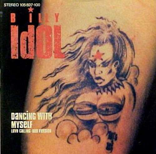 Cover Billy Idol - Dancing With Myself (7, Single) Schallplatten Ankauf