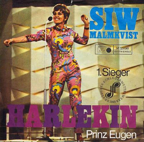 Cover Siw Malmkvist - Harlekin (7, Single) Schallplatten Ankauf