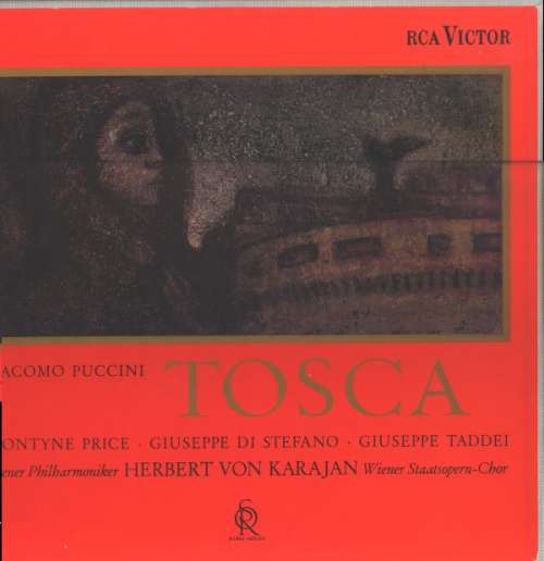 Cover Giacomo Puccini ' Leontyne Price ' Giuseppe Di Stefano ' Giuseppe Taddei ' Herbert Von Karajan - Tosca (2xLP + Box) Schallplatten Ankauf