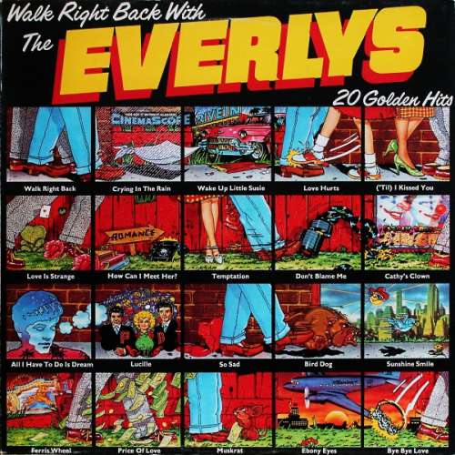 Cover The Everly Brothers* - Walk Right Back With The Everlys (20 Golden Hits) (LP, Comp) Schallplatten Ankauf