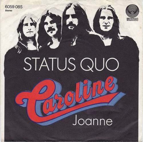 Cover Status Quo - Caroline (7, Single) Schallplatten Ankauf