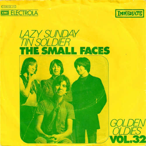 Cover The Small Faces* - Lazy Sunday / Tin Soldier (7, RE) Schallplatten Ankauf