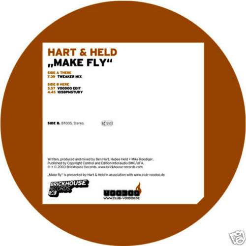 Cover Hart & Held - Make Fly (12) Schallplatten Ankauf