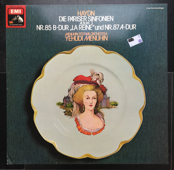 Cover Haydn*, Menuhin Festival Orchestra, Yehudi Menuhin - Die Pariser Sinfonien Album 3 Nr. 85 B-dur La Reine Und Nr. 87 A-dur (LP) Schallplatten Ankauf