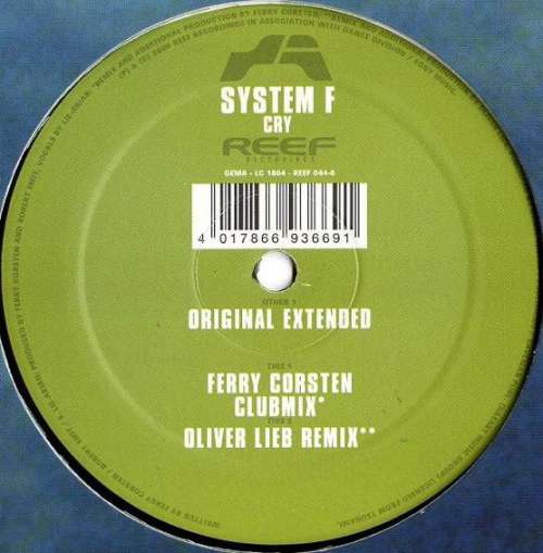 Cover System F - Cry (12) Schallplatten Ankauf