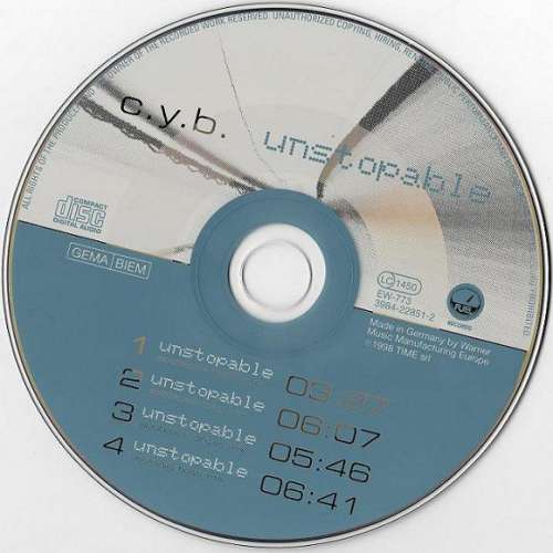 Cover C*Y*B - Unstopable (CD, Maxi) Schallplatten Ankauf