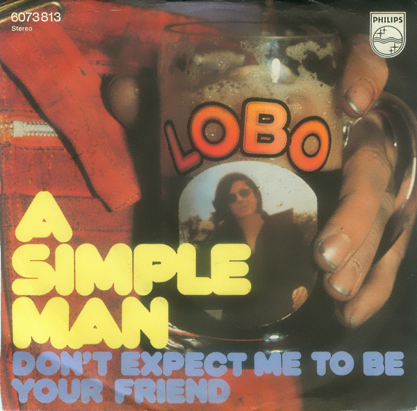 Bild Lobo (3) - A Simple Man (7, Single, Blu) Schallplatten Ankauf
