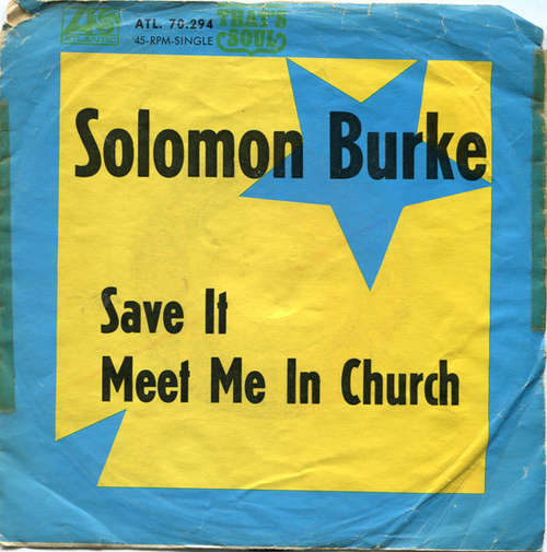 Bild Solomon Burke - Save It (7, Single) Schallplatten Ankauf