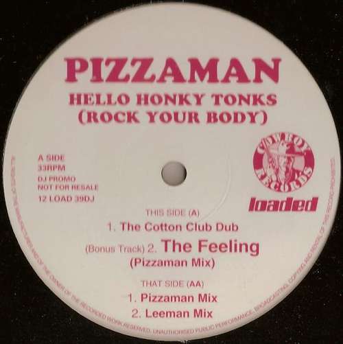 Cover Pizzaman - Hello Honky Tonks (Rock Your Body) (12, Promo) Schallplatten Ankauf