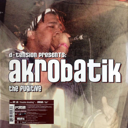 Cover D-Tension (2) Presents Akrobatik / Apathy / Mr. Lif - The Fugitive / D.S.L. / Trouble Shooting (12, Single) Schallplatten Ankauf