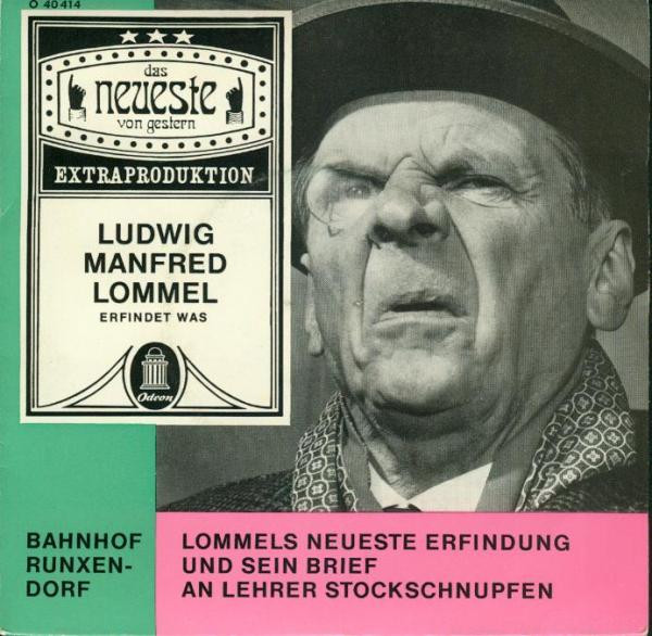 Cover Ludwig Manfred Lommel - Ludwig Manfred Lommel Erfindet Was (7, EP) Schallplatten Ankauf