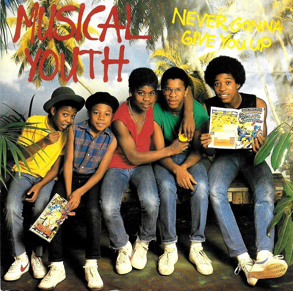 Cover Musical Youth - Never Gonna Give You Up (7, Single) Schallplatten Ankauf