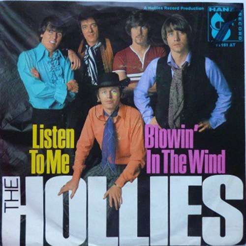 Cover The Hollies - Listen To Me / Blowin' In The Wind (7, Single) Schallplatten Ankauf