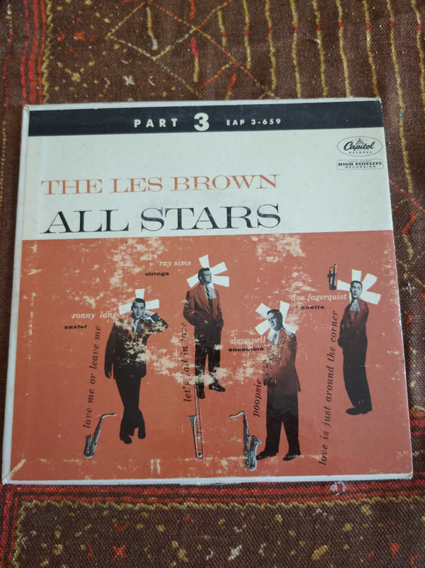 Cover Ronny Lang Saxtet, Ray Sims Strings*, Dave Pell Ensemble, Don Fagerquist Nonette - The Les Brown All Stars Part 3 (7, EP) Schallplatten Ankauf