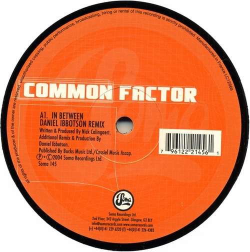 Cover Common Factor - In Between (12) Schallplatten Ankauf