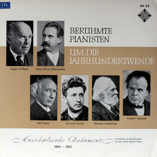 Bild Various - Berühmte Pianisten Um Die Jahrhundertwende (LP, Album, Mono) Schallplatten Ankauf