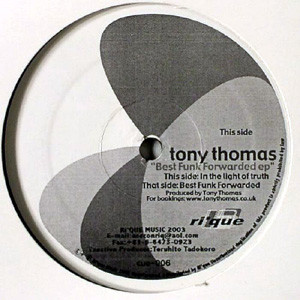 Cover Tony Thomas - Best Funk Forwarded EP (12, EP) Schallplatten Ankauf