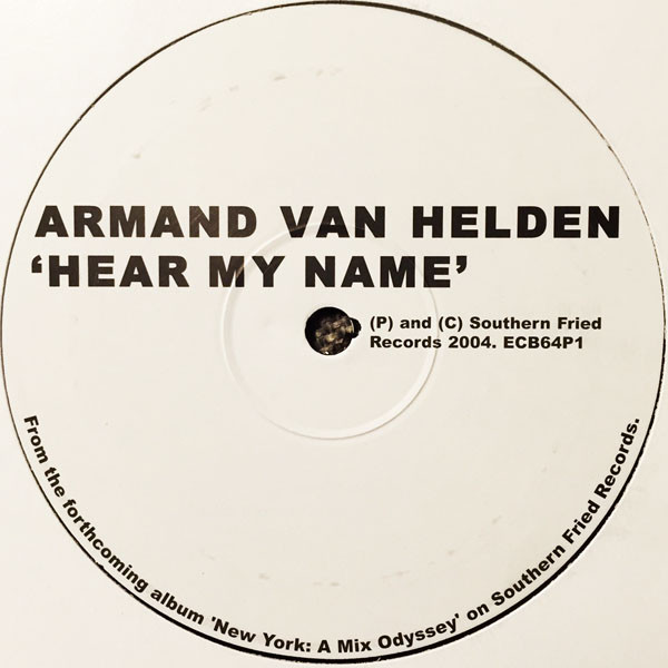 Cover Armand Van Helden - Hear My Name (12, S/Sided, Promo) Schallplatten Ankauf