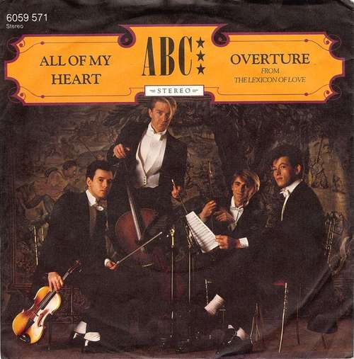 Cover ABC - All Of My Heart / Overture (From The Lexicon Of Love) (7, Single) Schallplatten Ankauf