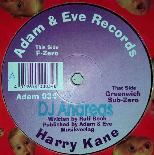 Cover Harry Kane - F-Zero (12) Schallplatten Ankauf
