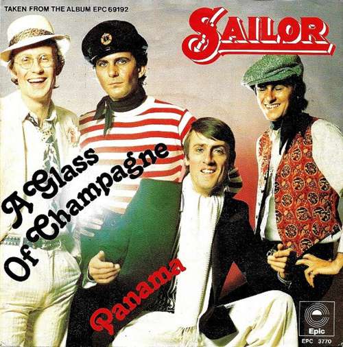 Cover Sailor - A Glass Of Champagne (7, Single) Schallplatten Ankauf