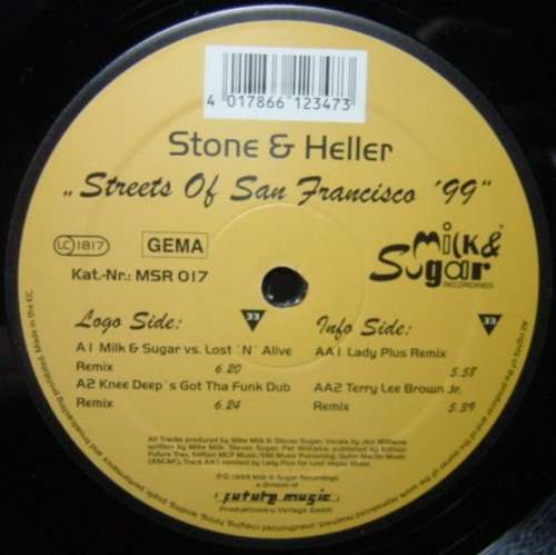 Cover Mike Stone & Steve Heller - Streets Of San Francisco (12) Schallplatten Ankauf
