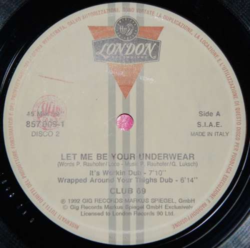 Cover Club 69 - Let Me Be Your Underwear  (2x12, Dou) Schallplatten Ankauf