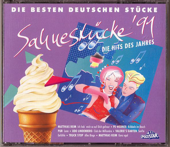 Cover Various - Sahnestücke '91 - Die Besten Deutschen Stücke (2xCD, Comp) Schallplatten Ankauf