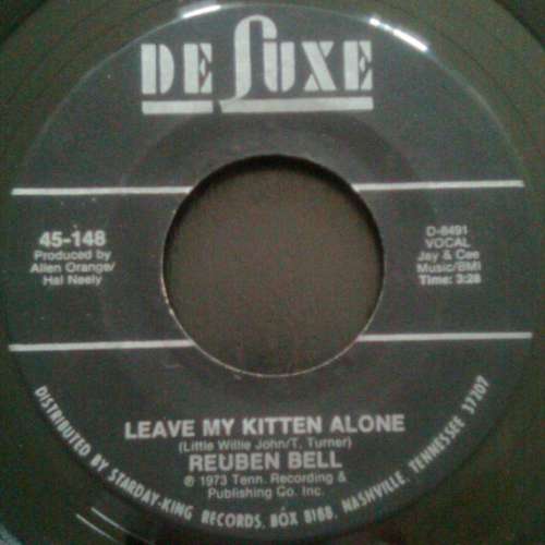 Cover Reuben Bell - Leave My Kitten Alone / All The Time (7, Single) Schallplatten Ankauf