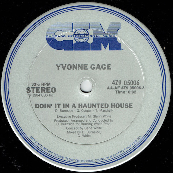 Cover Yvonne Gage - Doin' It In A Haunted House (12) Schallplatten Ankauf