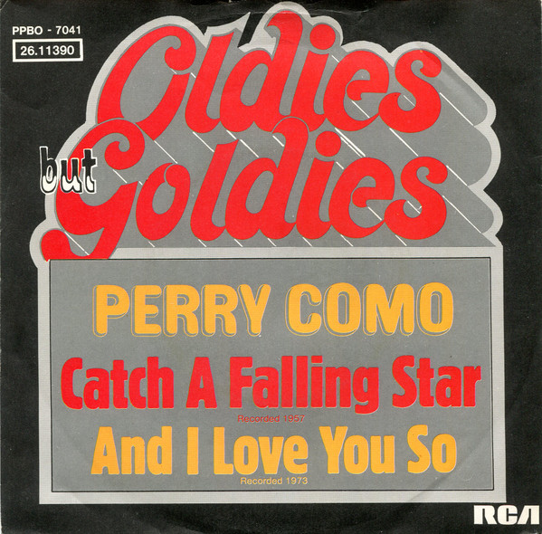 Cover Perry Como - Catch A Falling Star / And I Love You So (7) Schallplatten Ankauf