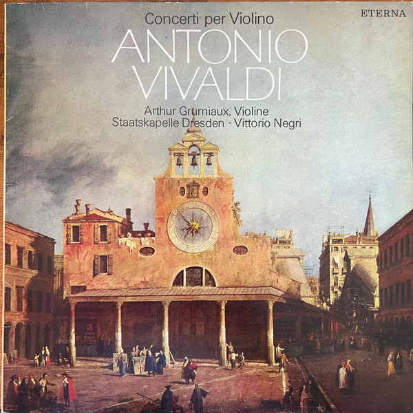 Cover Antonio Vivaldi, Arthur Grumiaux, Staatskapelle Dresden, Vittorio Negri - Concerti Per Violino (LP) Schallplatten Ankauf