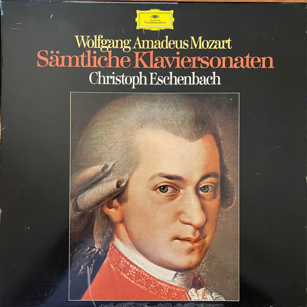 Cover Wolfgang Amadeus Mozart, Christoph Eschenbach - Sämtliche Klaviersonaten (7xLP, RE + Box) Schallplatten Ankauf