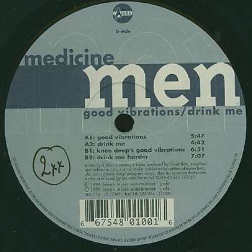 Cover Medicine Men (2) - Good Vibration / Drink Me (12) Schallplatten Ankauf