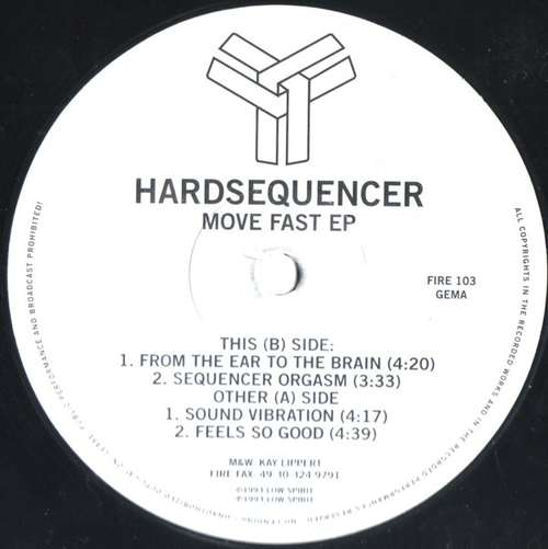 Cover Hardsequencer - Move Fast EP (12, EP) Schallplatten Ankauf