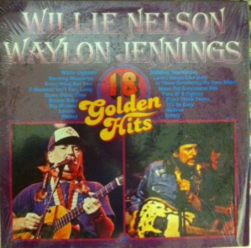 Cover Willie Nelson, Waylon Jennings - 18 Golden Hits (LP, Comp) Schallplatten Ankauf