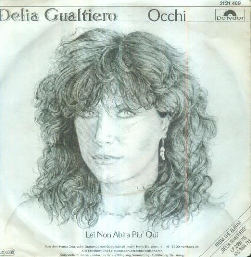 Bild Delia Gualtiero - Occhi / Lei Non Abita Piu' Qui (7) Schallplatten Ankauf