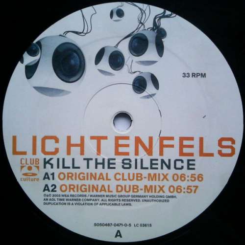 Cover Lichtenfels - Kill The Silence (12) Schallplatten Ankauf