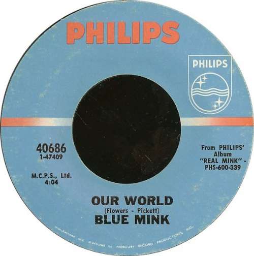Cover Blue Mink - Our World / Respects To Mr. Jones (7, Single) Schallplatten Ankauf