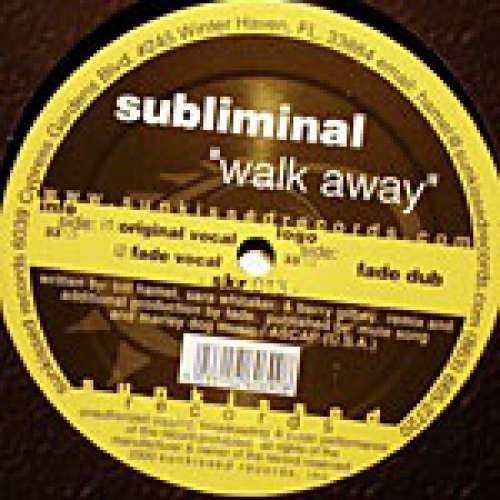 Cover Subliminal (4) - Walk Away (12) Schallplatten Ankauf