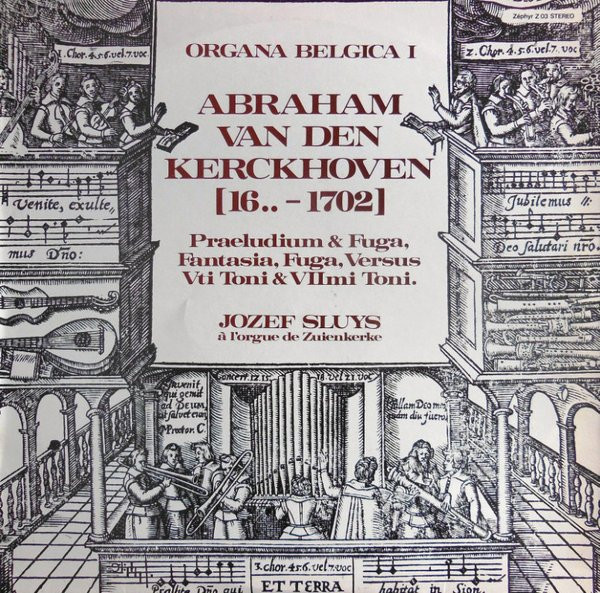 Cover Abraham Van Den Kerckhoven – Jozef Sluys - Œuvres Pour Orgue (LP) Schallplatten Ankauf