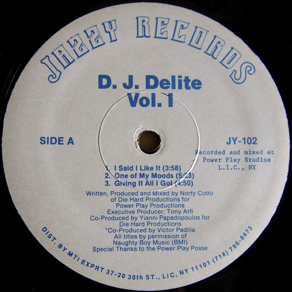 Cover D.J. Delite - Vol. I (12) Schallplatten Ankauf