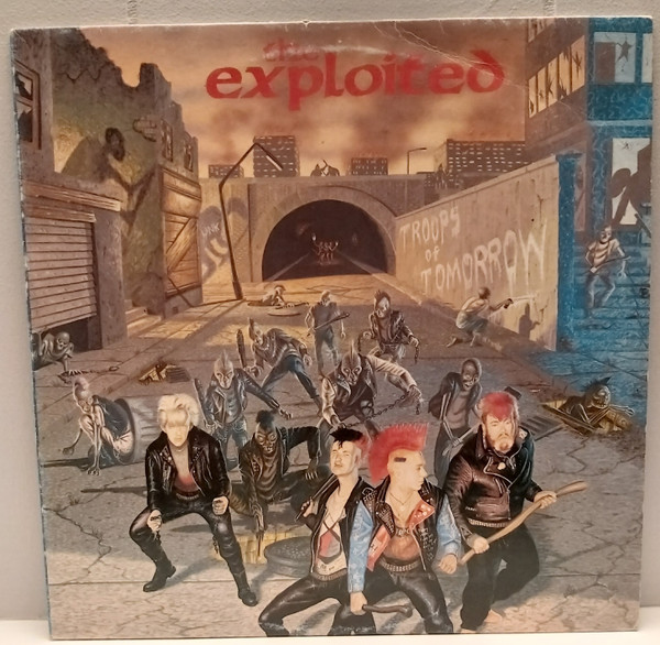 Cover The Exploited - Troops Of Tomorrow (LP, Album) Schallplatten Ankauf