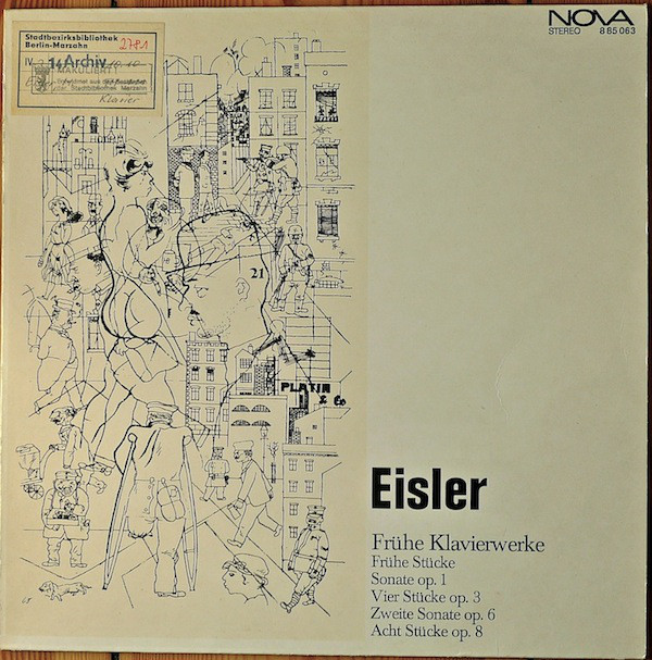 Bild Hanns Eisler - Frühe Klavierwerke (LP) Schallplatten Ankauf