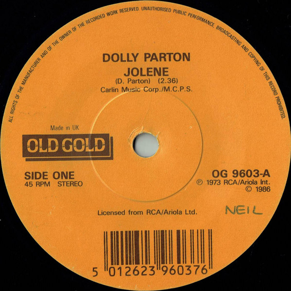 Cover Dolly Parton - Jolene / The Bargain Store (7, Com) Schallplatten Ankauf