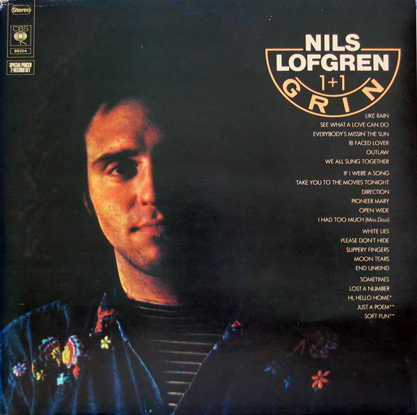 Cover Nils Lofgren - Grin / 1+1 (2xLP, Comp, RE, Gat) Schallplatten Ankauf