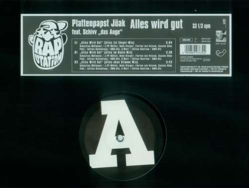 Cover Plattenpapst Jöak* feat. Schivv  das Auge* - Alles Wird Gut (12, Single) Schallplatten Ankauf